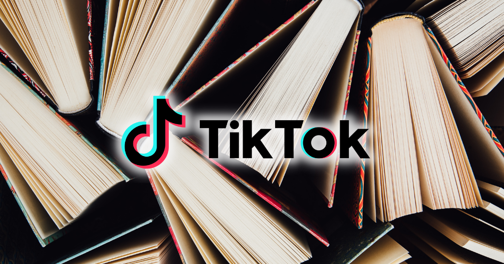 Produção de conteúdo literário no TikTok.