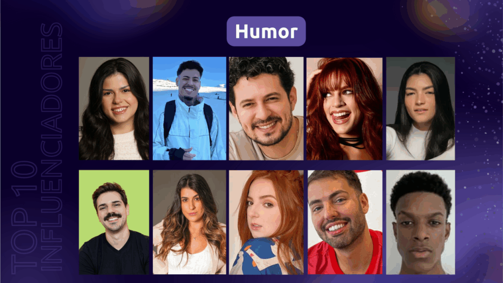 influenciadores
nicho
categoria
prêmio influency.me
humor