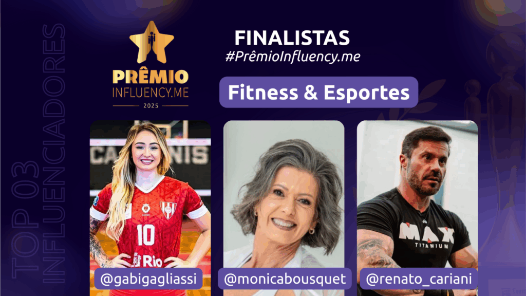prêmio influency.me
fitness
esportes
gabi gagliassi
monica bousquet
renato cariani