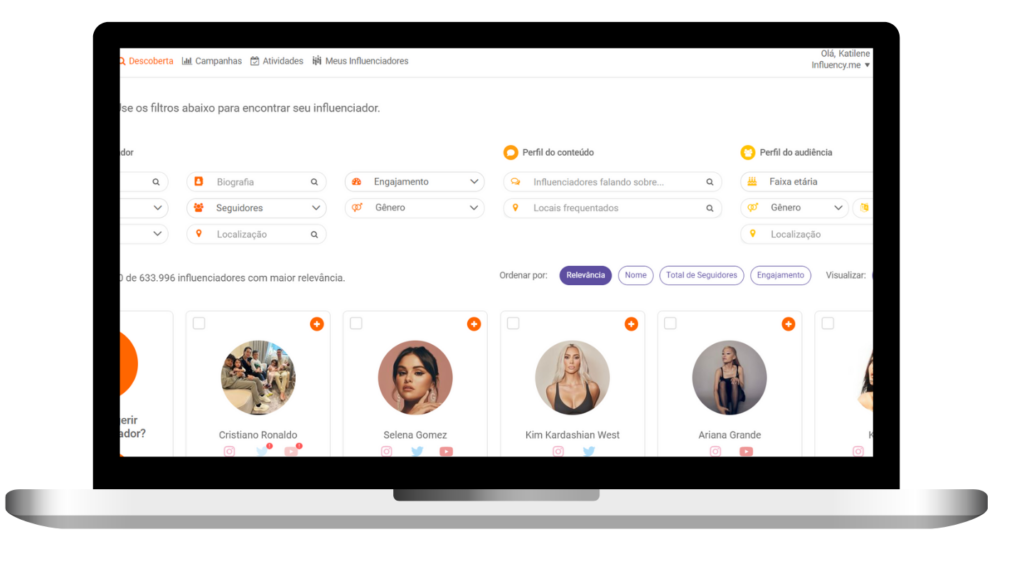 Mapeamento de influenciadores