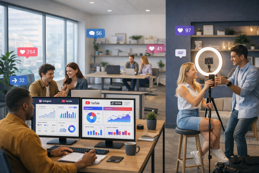 agência de influenciadores