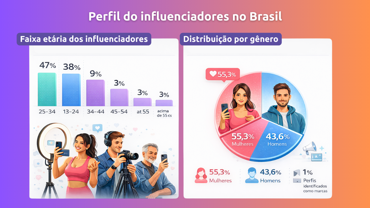 Mercado de Influenciadores no Brasil
