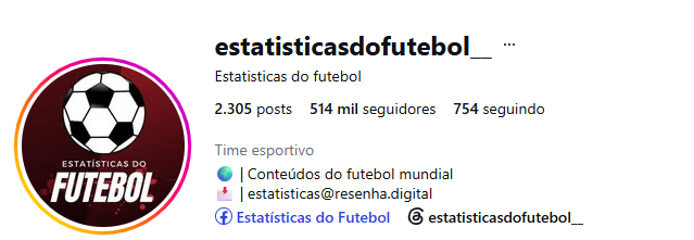 páginas de futebol