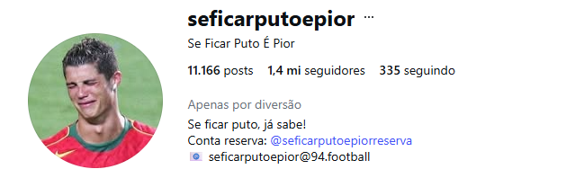 páginas de futebol