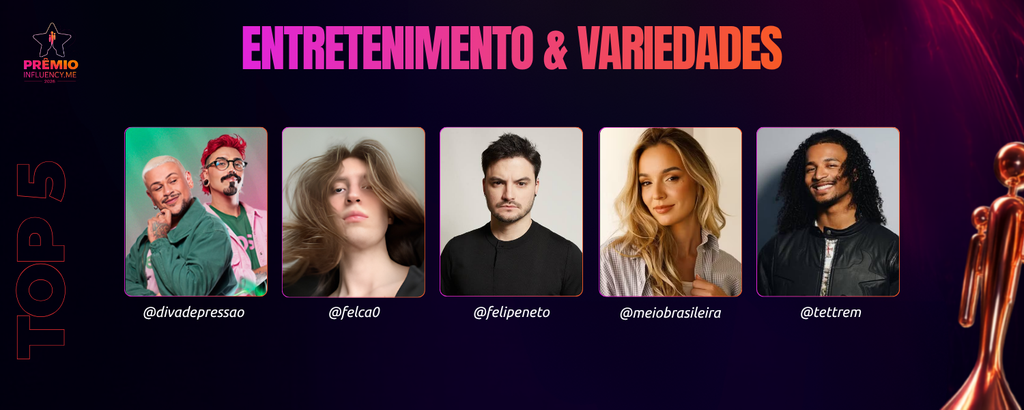 prêmio influency.me 2026